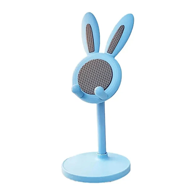 Cute Cartoon Bunny Phone Stand Adjustable Multifunction Desk Stretch Phone Holder for Iphone Ipad Tablet Flexible Smart Cell
