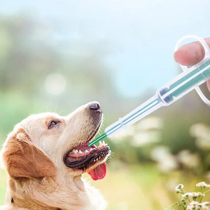 Pet Medicine Feeder Dispenser Cat Tablet Syringe Feeder Soft Tip Multi-Purpose Feeder Cat Pill Shooter Pet Pills Applicator