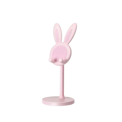 Cute Cartoon Bunny Phone Stand Adjustable Multifunction Desk Stretch Phone Holder for Iphone Ipad Tablet Flexible Smart Cell