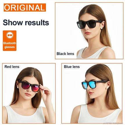 Lenovo Sport C8 Smart Glasses Headset Wireless Bluetooth Sunglasses Earphone