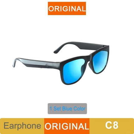 Lenovo Sport C8 Smart Glasses Headset Wireless Bluetooth Sunglasses Earphone