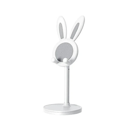 Cute Cartoon Bunny Phone Stand Adjustable Multifunction Desk Stretch Phone Holder for Iphone Ipad Tablet Flexible Smart Cell