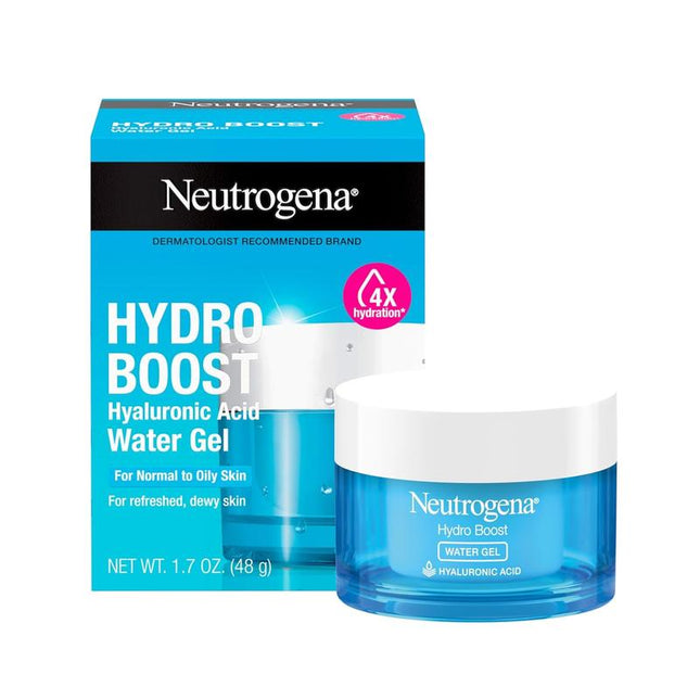 Neutrogena Hydro Boost Water Gel with Hyaluronic Acid Hydrates Normal to Oily, Combination Skin, Leaving It Refreshed, Dewy, and Smooth. 1.7 Oz.