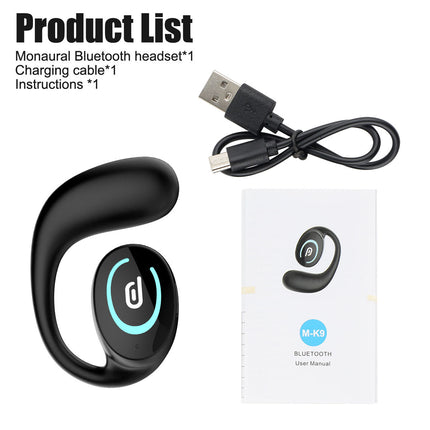 Open Ear Bluetooth Headset Air Conduction Headphones Wireless Earphones Sports