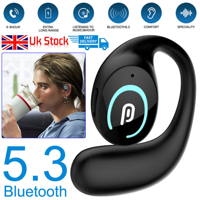 Open Ear Bluetooth Headset Air Conduction Headphones Wireless Earphones Sports
