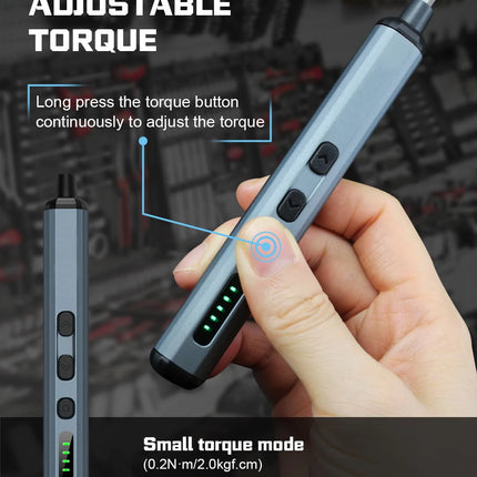 68 in 1 Electric Screwdriver Set 5 Torque Settings Precision Power Tool Magnetic Screw Driver Bits for Iphone Glasses Watch PC