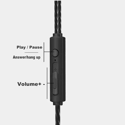 3.5Mm Wired Headphones in Ear Headset Wired Earphones with Microphone Bass Hifi Stereo Earbuds Sports In-Line Control for Phones