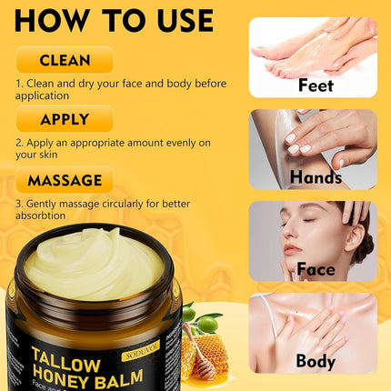 Beef Tallow Cream Remove Dark Spots Melanin Brightening Firming Tightening Repair anti Sagging Dryness Moisturizing Body Lotion