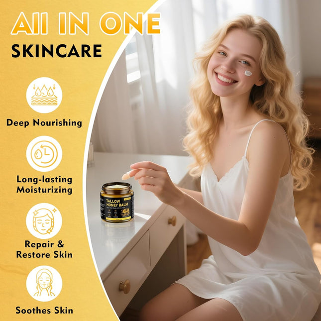 Beef Tallow Cream Remove Dark Spots Melanin Brightening Firming Tightening Repair anti Sagging Dryness Moisturizing Body Lotion