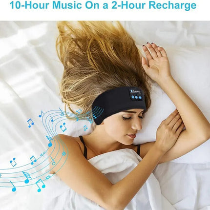 Wireless Bluetooth Headband Sleeping Eye Mask Headphones Headset Music UK