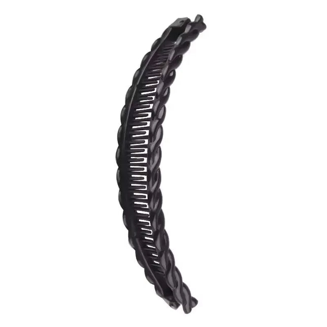 New Solid Color Vintage Banana Hair Clip for Women Girls Wave Comb Hairpin Hair Style Tool Fashion Practical Hair Accessories