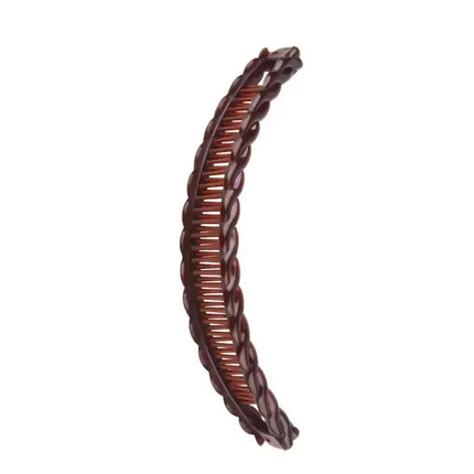New Solid Color Vintage Banana Hair Clip for Women Girls Wave Comb Hairpin Hair Style Tool Fashion Practical Hair Accessories