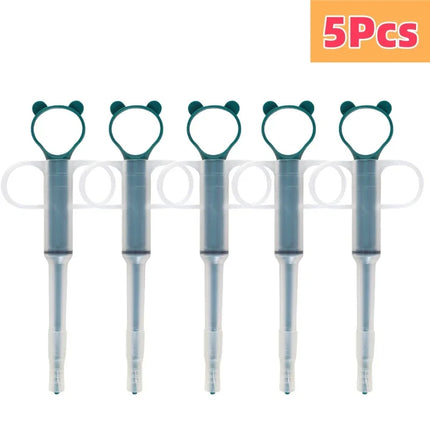 Pet Medicine Feeder Dispenser Cat Tablet Syringe Feeder Soft Tip Multi-Purpose Feeder Cat Pill Shooter Pet Pills Applicator