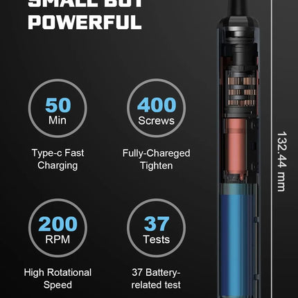 68 in 1 Electric Screwdriver Set 5 Torque Settings Precision Power Tool Magnetic Screw Driver Bits for Iphone Glasses Watch PC