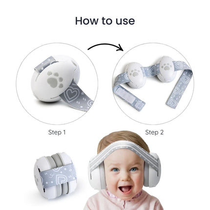 Infant Earplugs Hearing Protection on Baby Essential Noise Canceling Headphones against Baby Noise Prevention Headset for Babies